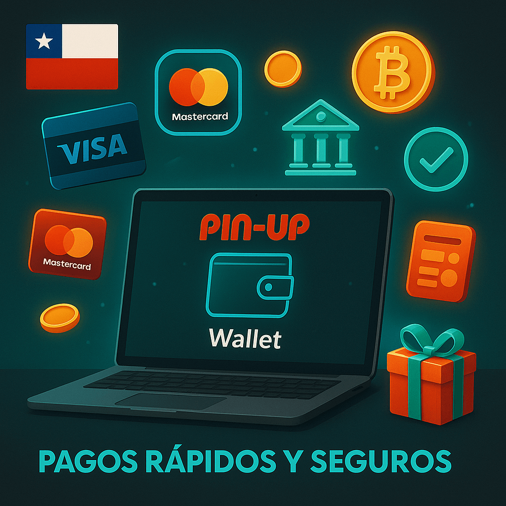 Pin-Up ofrece una amplia variedad de métodos de pago seguros y convenientes, incluyendo tarjetas bancarias, billeteras electrónicas y opciones locales, para que los jugadores de Chile puedan depositar y retirar fácilmente.