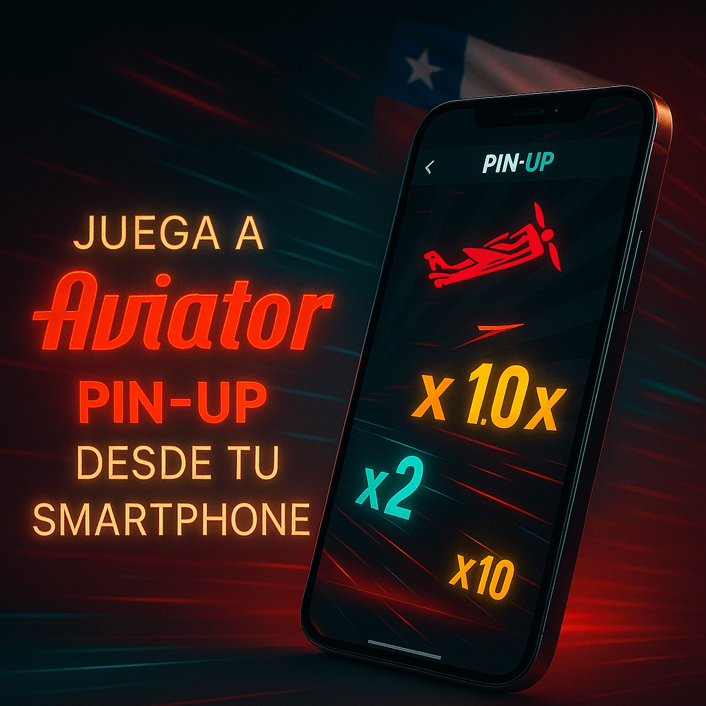 Imagen del juego Aviator disponible en la aplicación móvil de Pin-Up para jugar desde el teléfono.