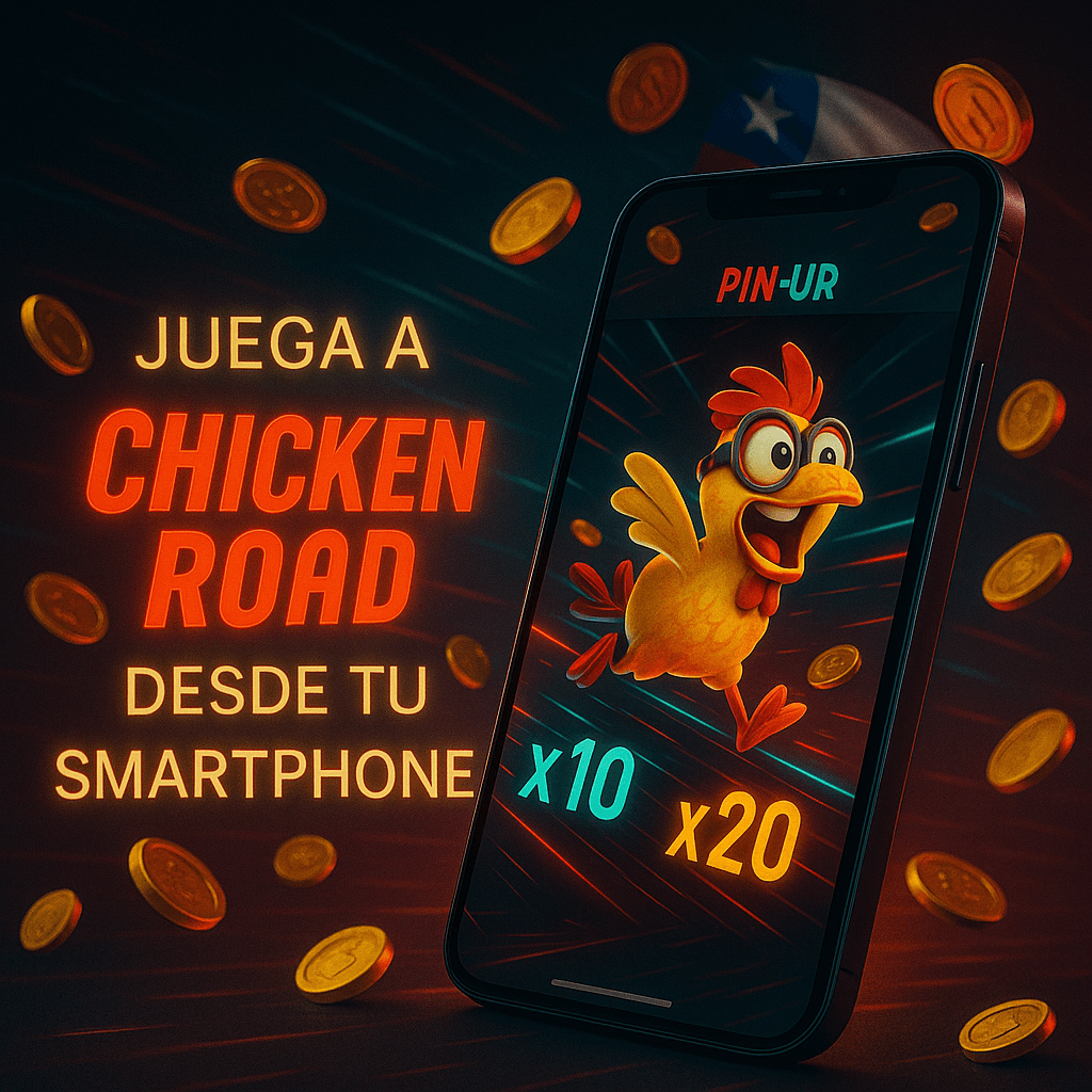 Imagen que muestra el juego Chicken Road disponible en la app móvil de Pin-Up.