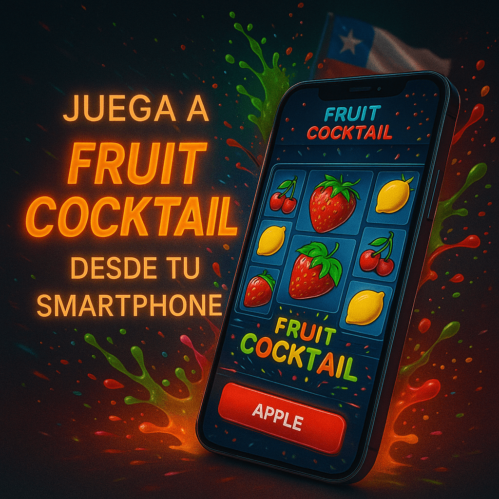 Ilustración del juego Fruit Cocktail en la versión móvil del casino Pin Up.
