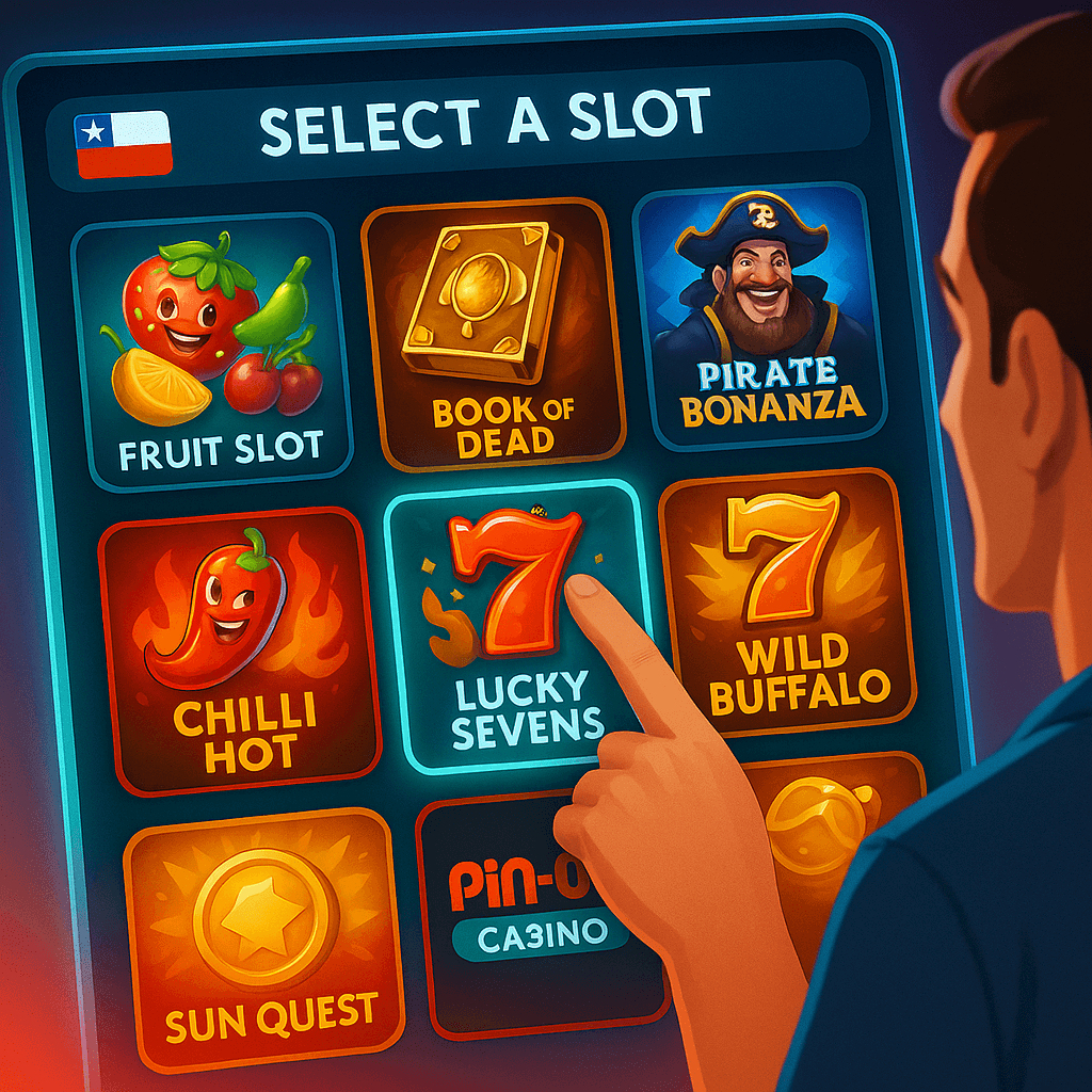 Seleccionar una máquina tragamonedas en la aplicación Pin-Up Casino